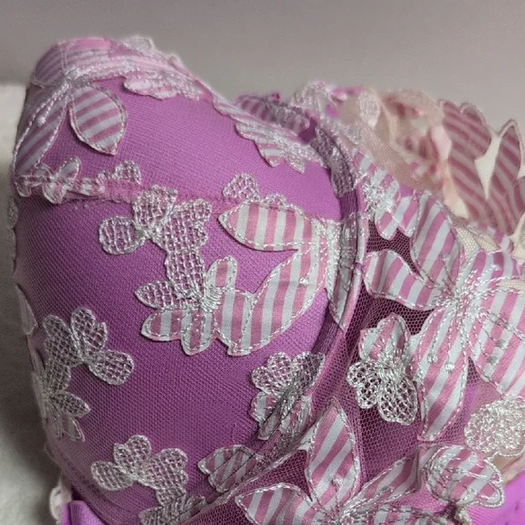 Victoria's Secret Luxe Lingerie Bras Lined Demi Women Intimates Size 34D - Picture 16 of 16